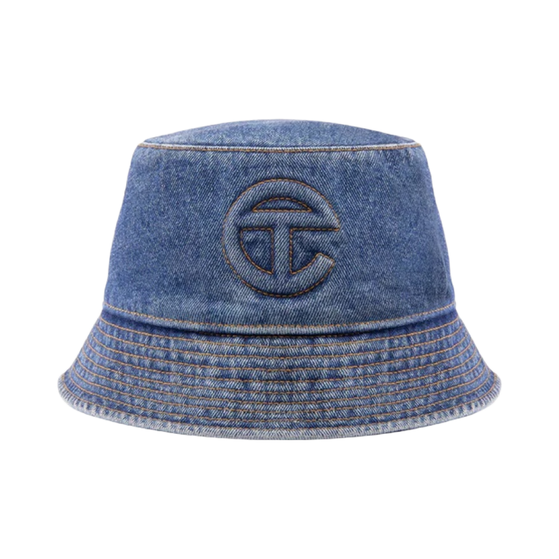 텔파 데님 버킷햇 블루 데님(Telfar Denim Bucket Hat Blue Denim)