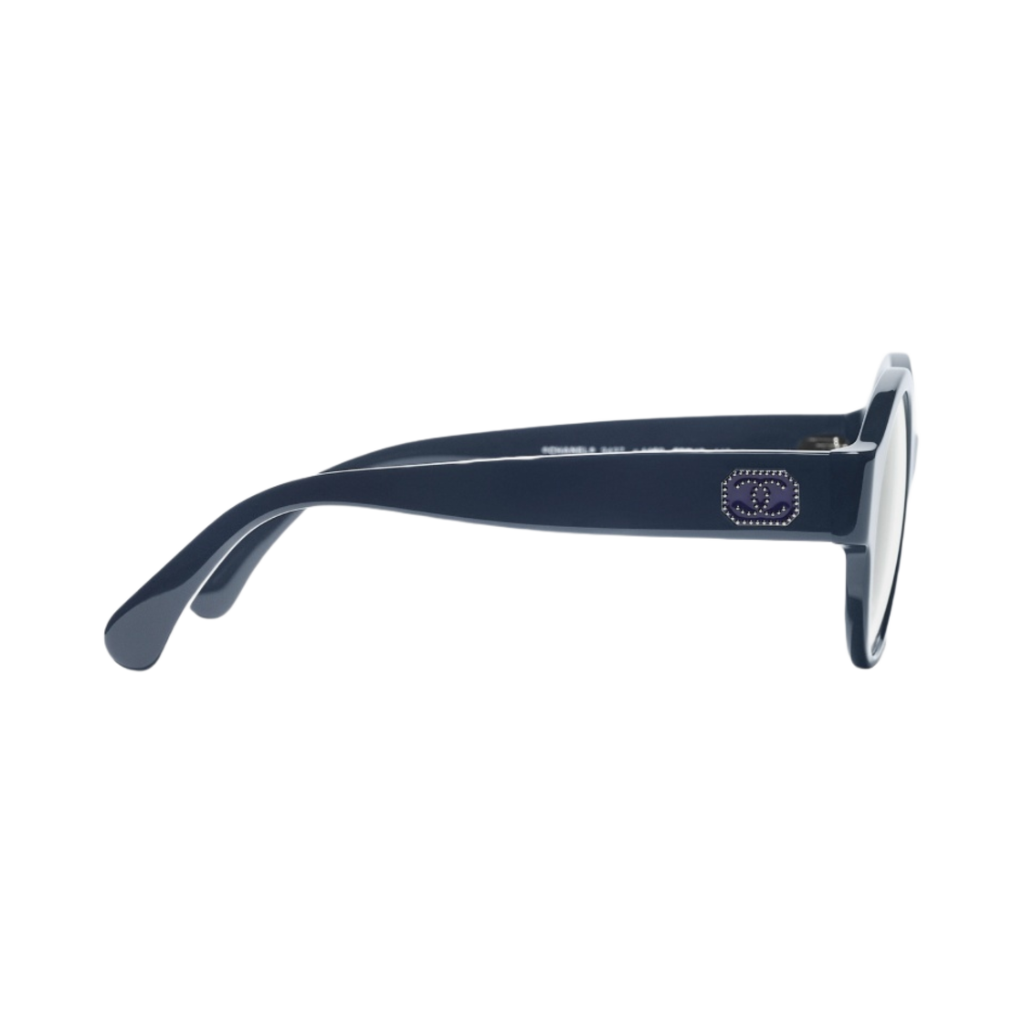 샤넬 프레임 아세테이트 & 다크 블루(Chanel Round Eyeglasses Acetate & Dark Blue) - 3