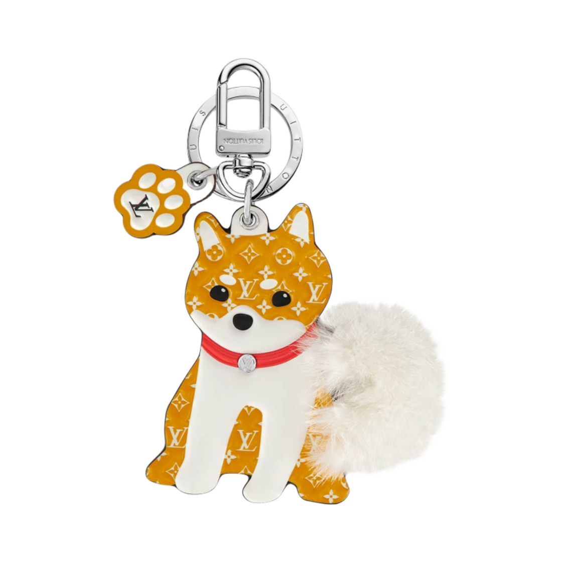 루이비통 LV 시바 키 홀더 & 백 참 베이지 모노그램(Louis Vuitton LV Shiba Key Holder and Bag Charm Beige Monogram) - 1