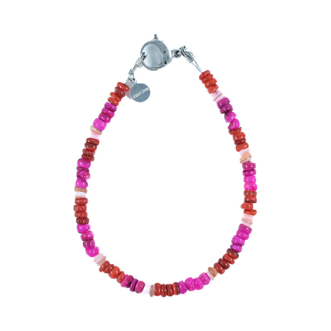 이모티브 자개 핑크 팔찌(Emotive mother-of-pearl pink bracelet)