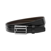 Montblanc Leather Strap Belt Black