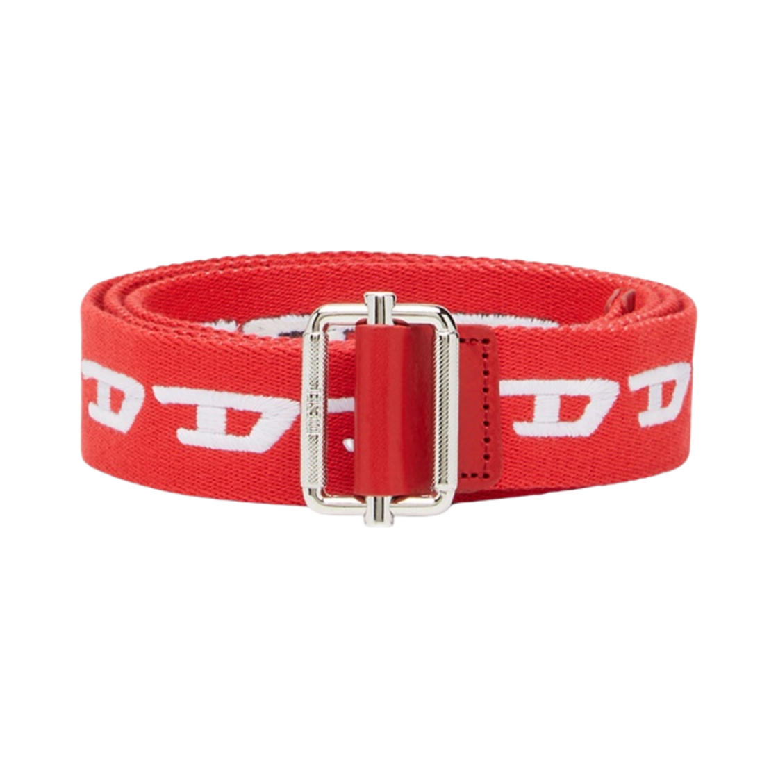 디젤 B-디디 D 로고 테이프 벨트 레드(Diesel B-Didi Tape Belt with D Logo Red) - 1