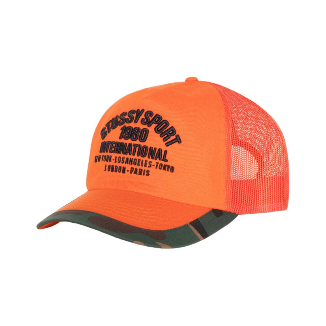 스투시 트러커 인터내셔널 스냅백 오렌지(Stussy Trucker International Snapback Orange) - 2