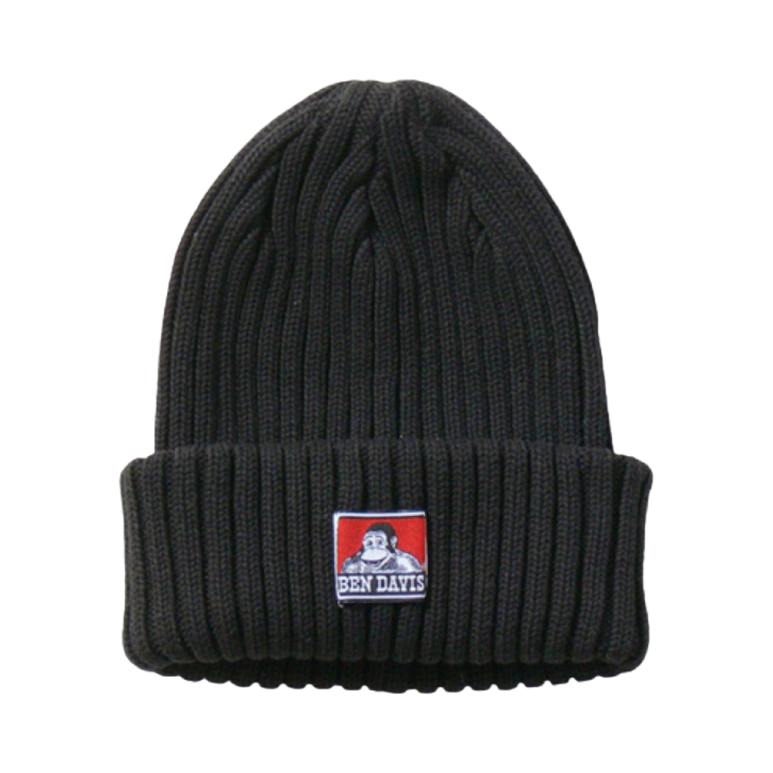 벤 데이비스 오리지널 코튼 니트 비니 블랙(Ben Davis Original Cotton Knit Beanie Black)