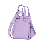 Loewe Compact Hammock Bag in Soft Grained Calfskin Light Mauve