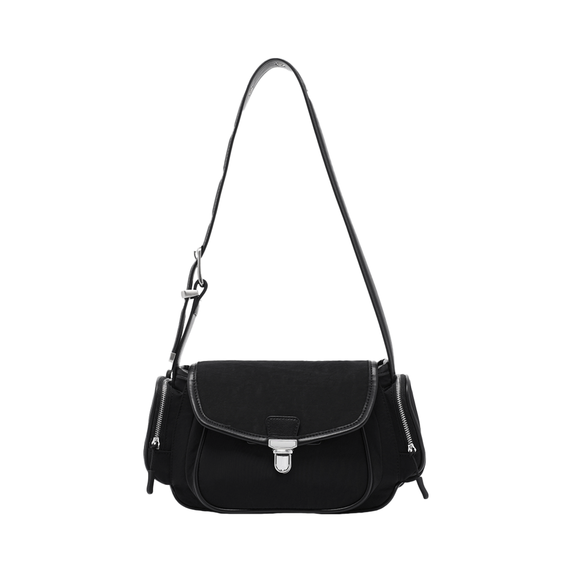 본바트 벨티카 숄더 백 블랙