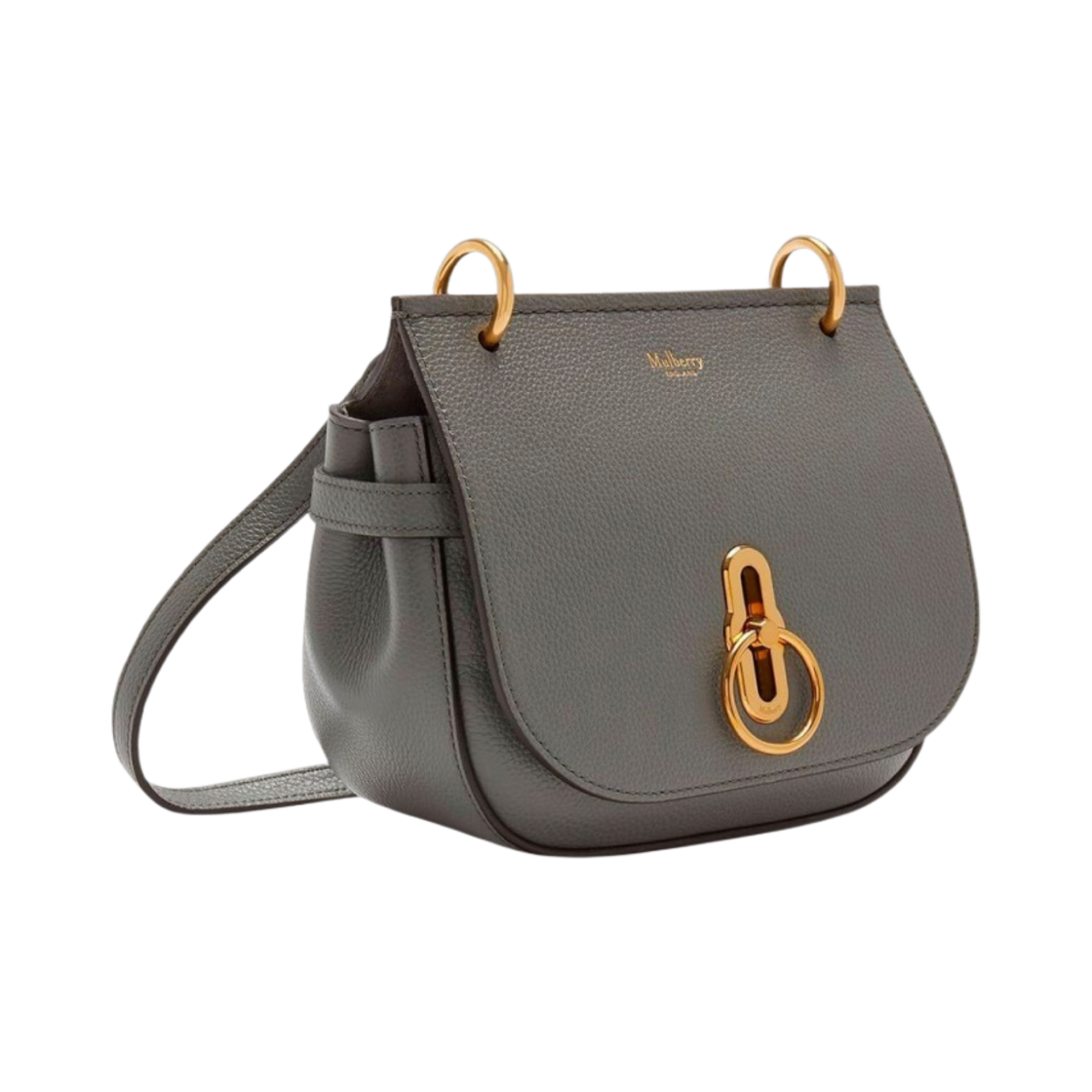 멀버리 스몰 클래식 그레인 스몰 앰벌리 사첼 차콜(Mulberry Small Classic Grain Small Amberley Satchel Charcoal) - 3