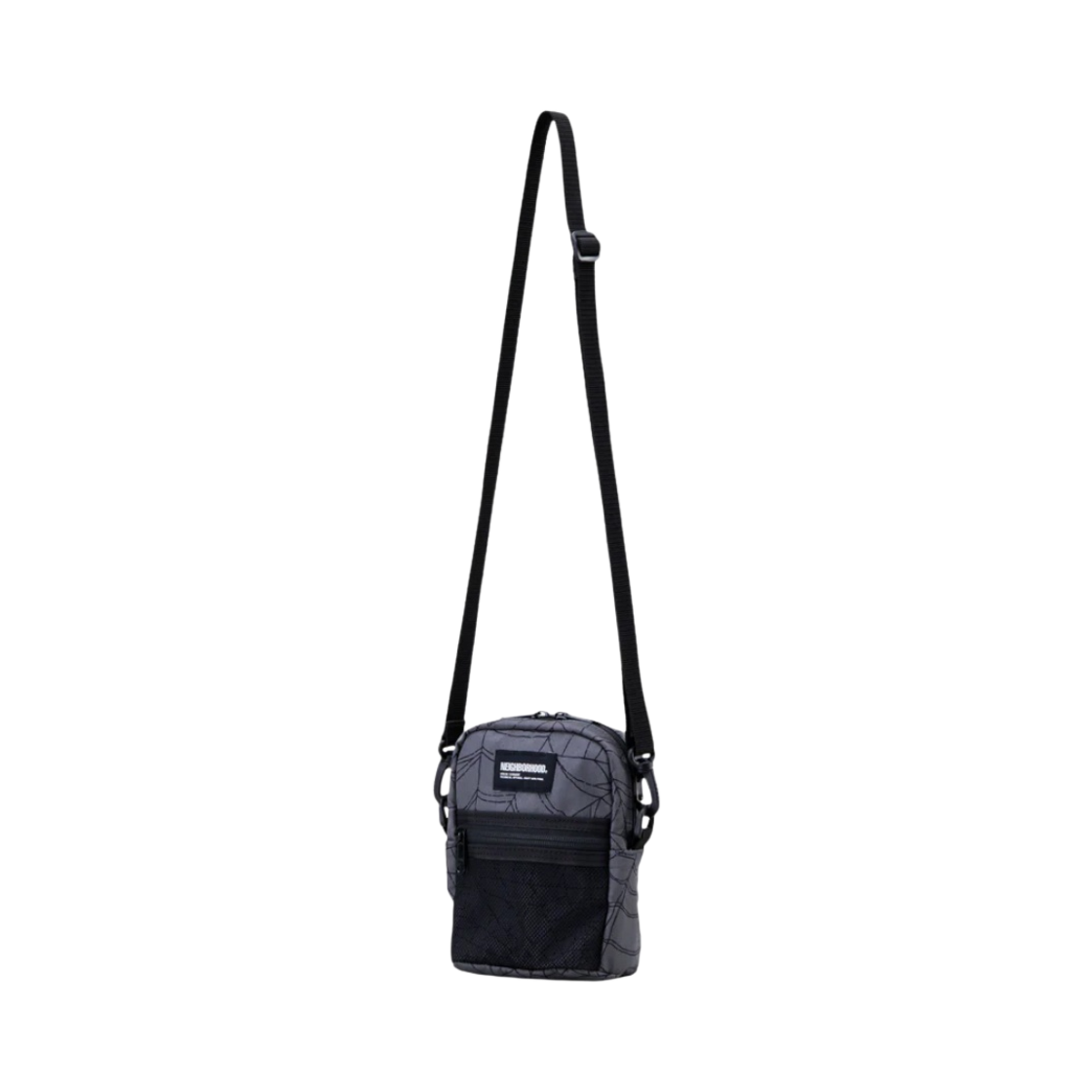 231TQNH-CG01 Neighborhood Spiderweb Shoulder Bag Gray