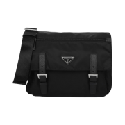 Prada Medium Re-Nylon Shoulder Bag Black