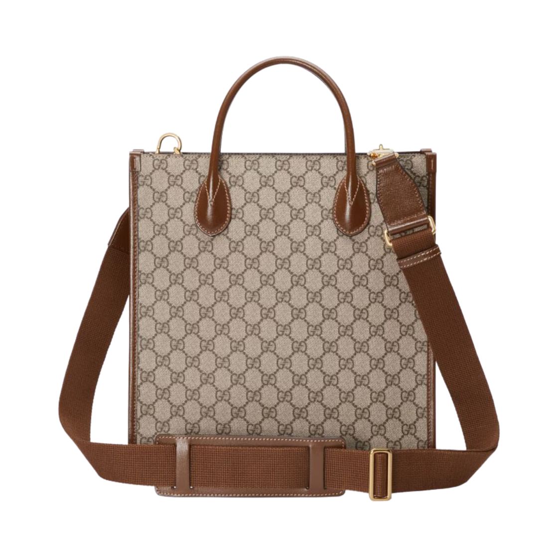 구찌 인터로킹 G 스몰 토트백 베이지 에보니(Gucci Small Tote Bag with Interlocking G Beige Ebony) - 4