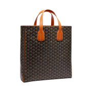 Goyard Voltaire Bag Black Tan