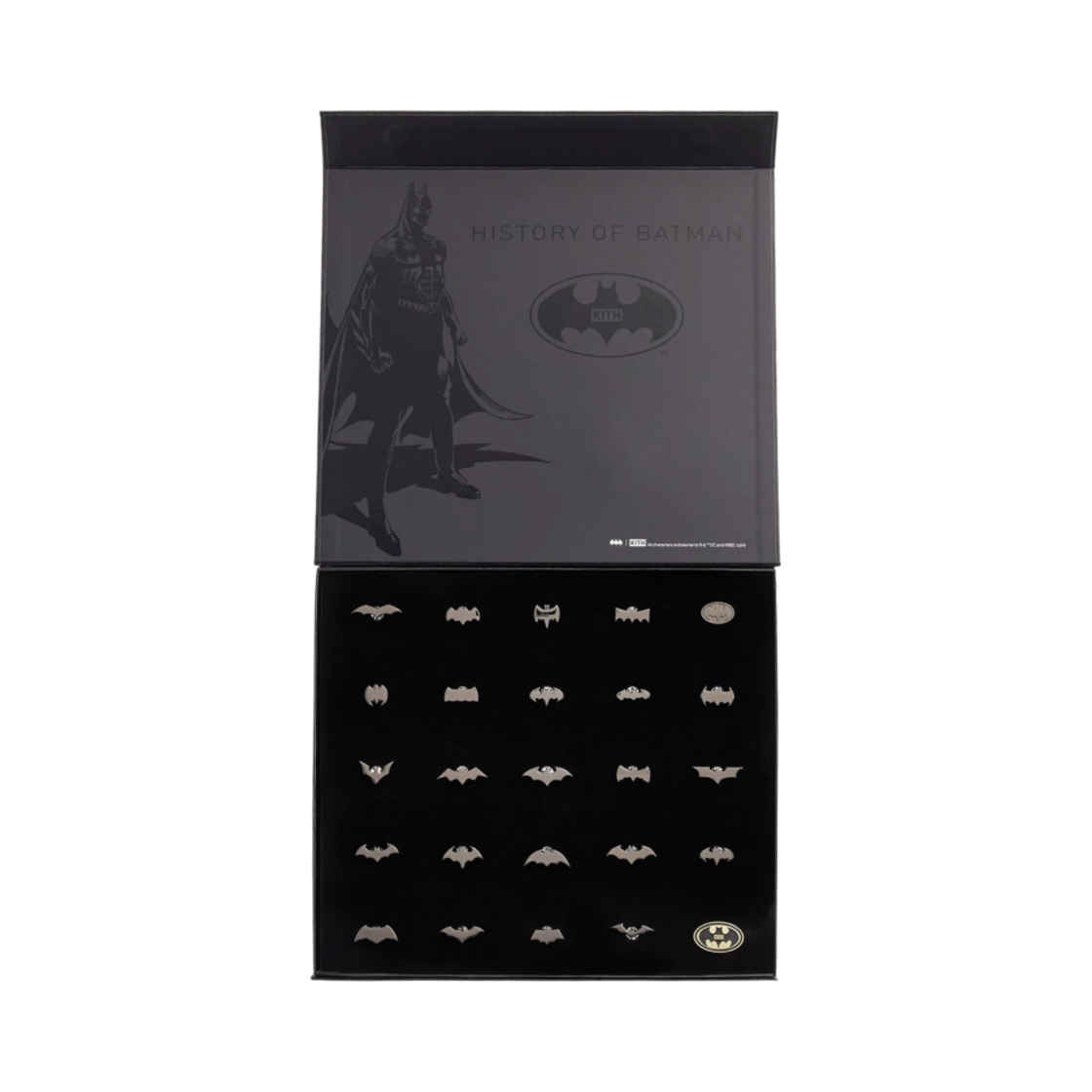 키스 x 배트맨 히스토리 오브 배트맨 핀 멀티 (25개 세트)(Kith x Batman History of Batman Pin Multi (Set of 25))