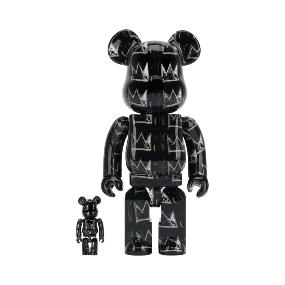 - Bearbrick Jean-Michel Basquiat #8 100% & 400% Set