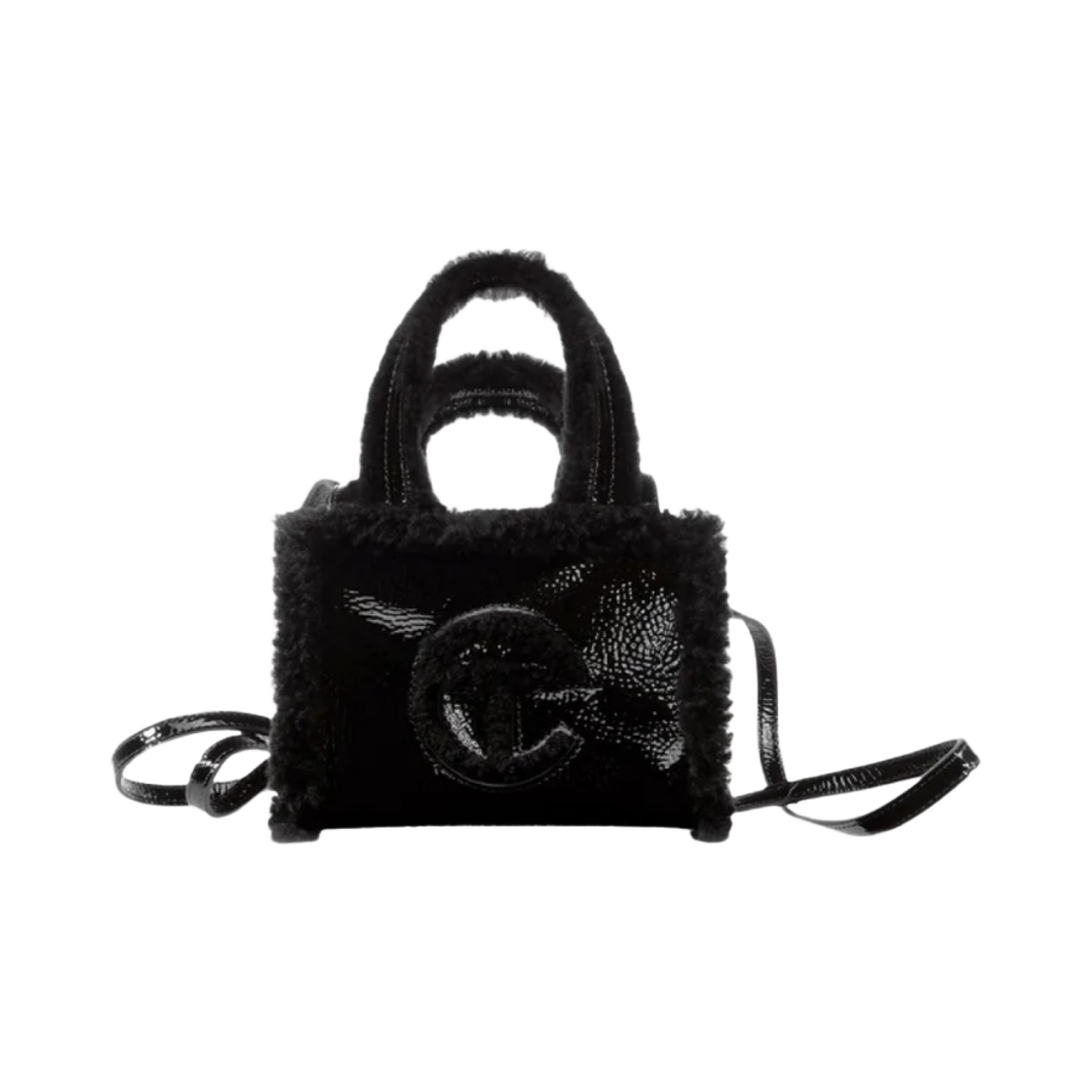 텔파 x 어그 스몰 쇼핑백 크링클 블랙(Telfar x UGG Small Shopping Bag Crinkle Black)