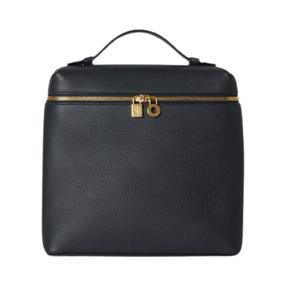 FAN4041-W1B4 Loro Piana Extra Pocket Backpack L23.5 in Calfskin Blue Navy Sun Gold