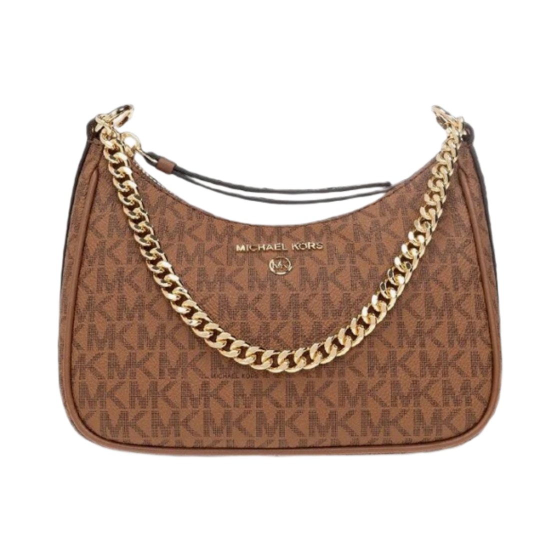 마이클 코어스 제트 세트 참 스몰 나일론 개버딘 숄더백 브라운(Michael Kors Jet Set Charm Small Nylon Gabardine Shoulder Bag Brown) - 1