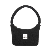 Emis Boucle Hobo Bag Black