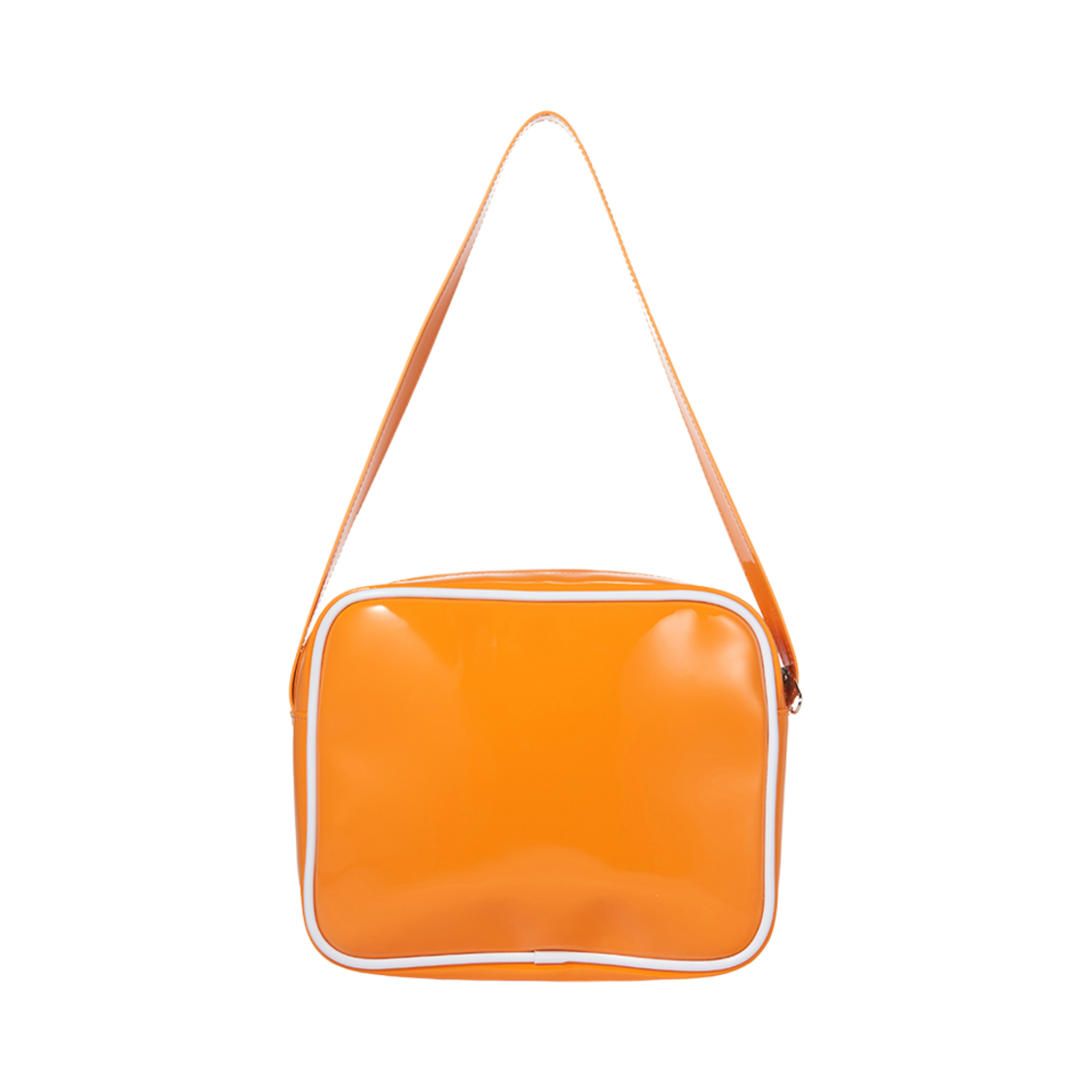 이미스 에나멜 숄더백 코인 퍼스 세트 탠저린(Emis Enamel Shoulder Bag With Coin Purse Set Tangerine) - 3