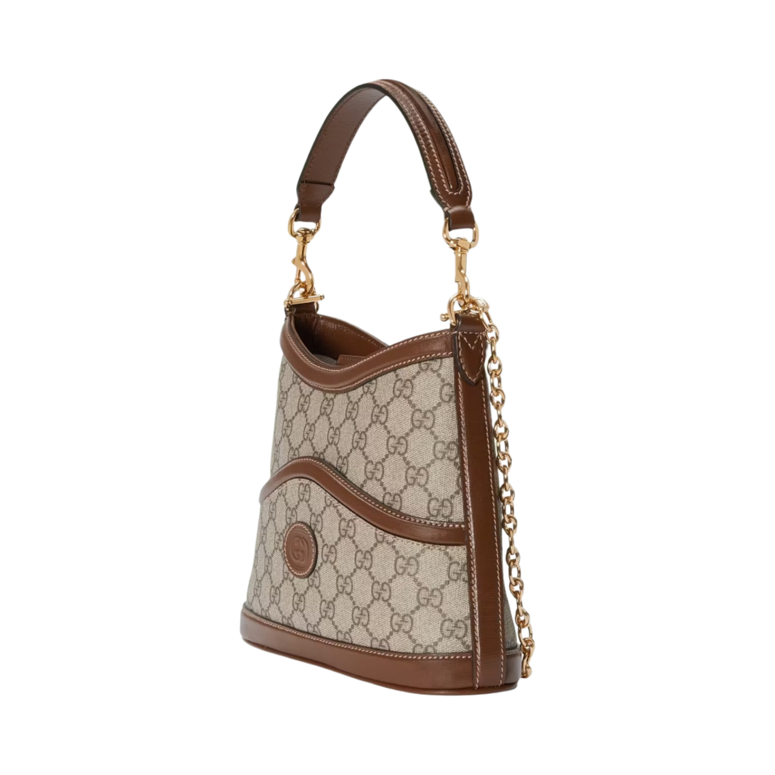 구찌 인터로킹 G 라지 숄더백 베이지 에보니(Gucci Interlocking G Large Shoulder Bag Beige Ebony) - 2
