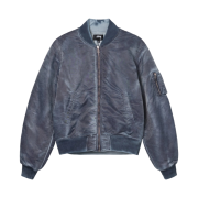 Stussy Dyed Nylon Bomber Navy