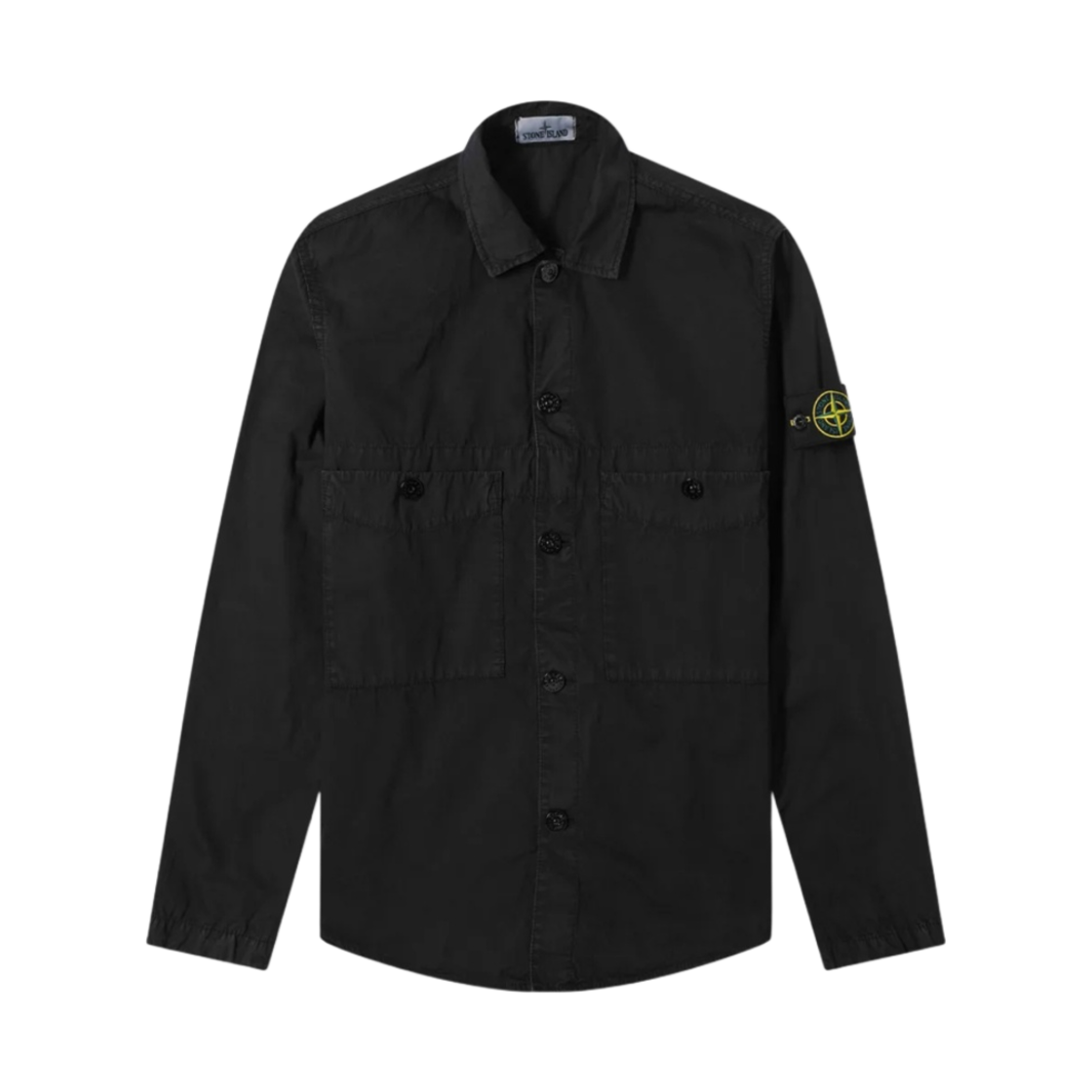 스톤 아일랜드 110WN 올드이펙트 오버셔츠 블랙 - 21SS(Stone Island 110WN T.CO+OLD Overshirt Black - 21SS)