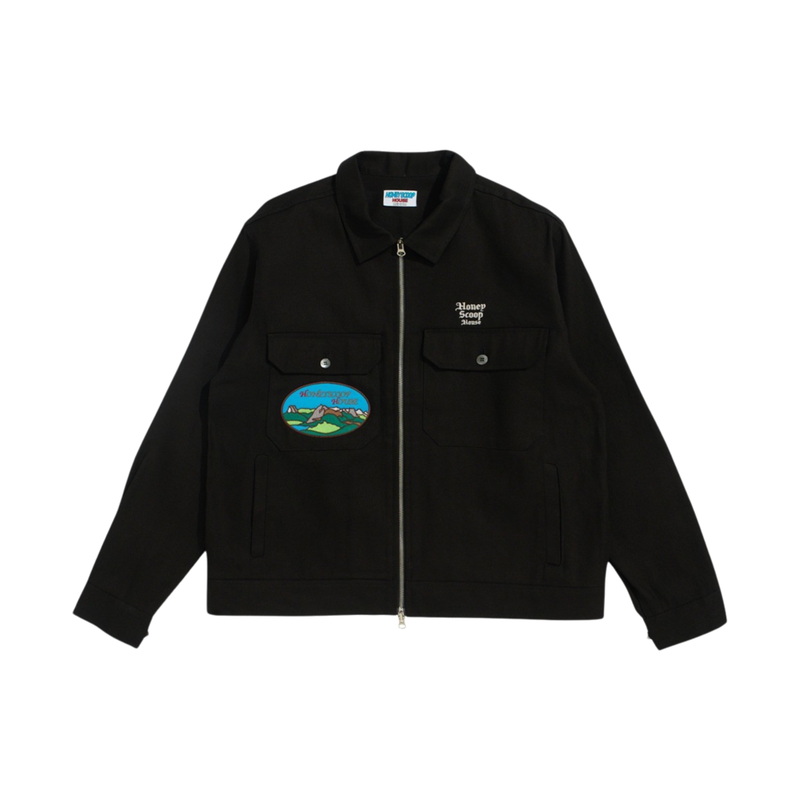 허니스쿱하우스 마운틴 워크 자켓 블랙