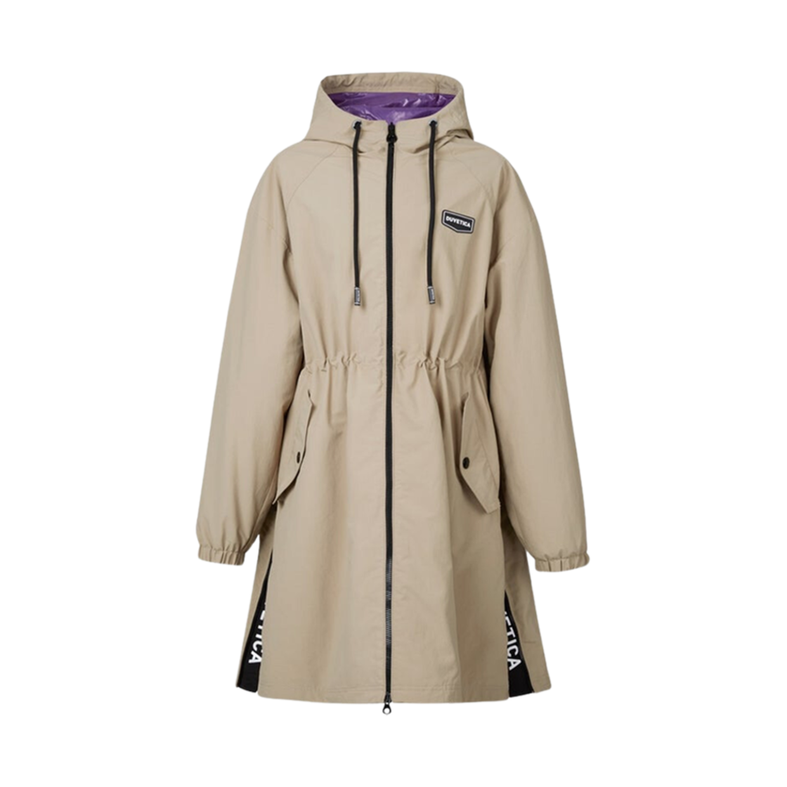 (W) 듀베티카 미주리나 로고 패치 자켓 베이지((W) Duvetica Misurina Logo Patch Jacket Beige)