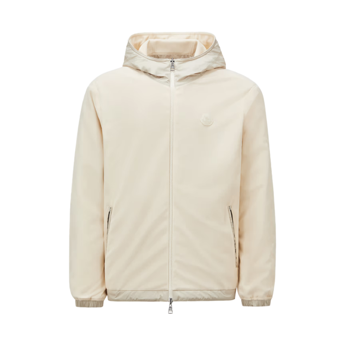 몽클레르 리버시블 플리스 집업 후드 라이트 베이지 - 25SS(Moncler Reversible Fleece Zip-Up Hoodie Light Beige - 25SS) - 1