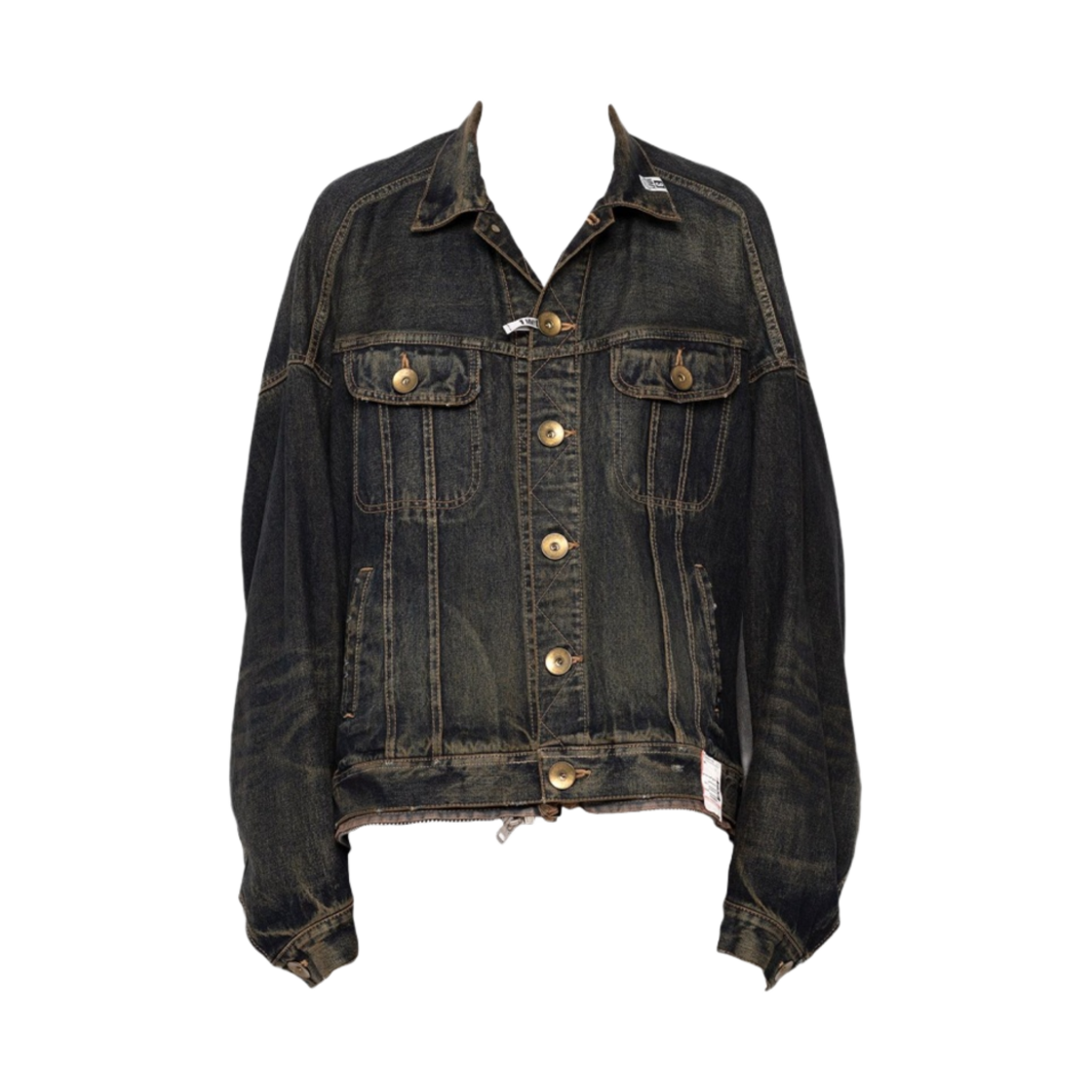 메종 미하라 야스히로 콤비네이션 데님 자켓 인디고(Maison Mihara Yasuhiro Combination Denim Jacket Indigo)