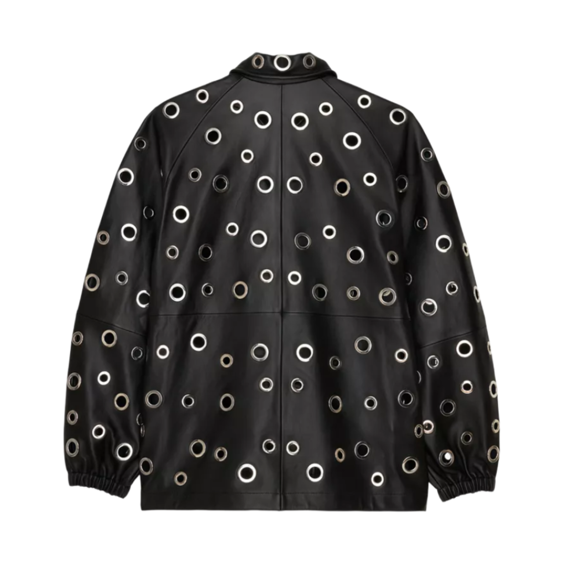 자라 x 스테파노 필라티 레더 자켓 메탈 아일렛 블랙(Zara x Stefano Pilati Leather Jacket Metal Eyelets Black) - 2