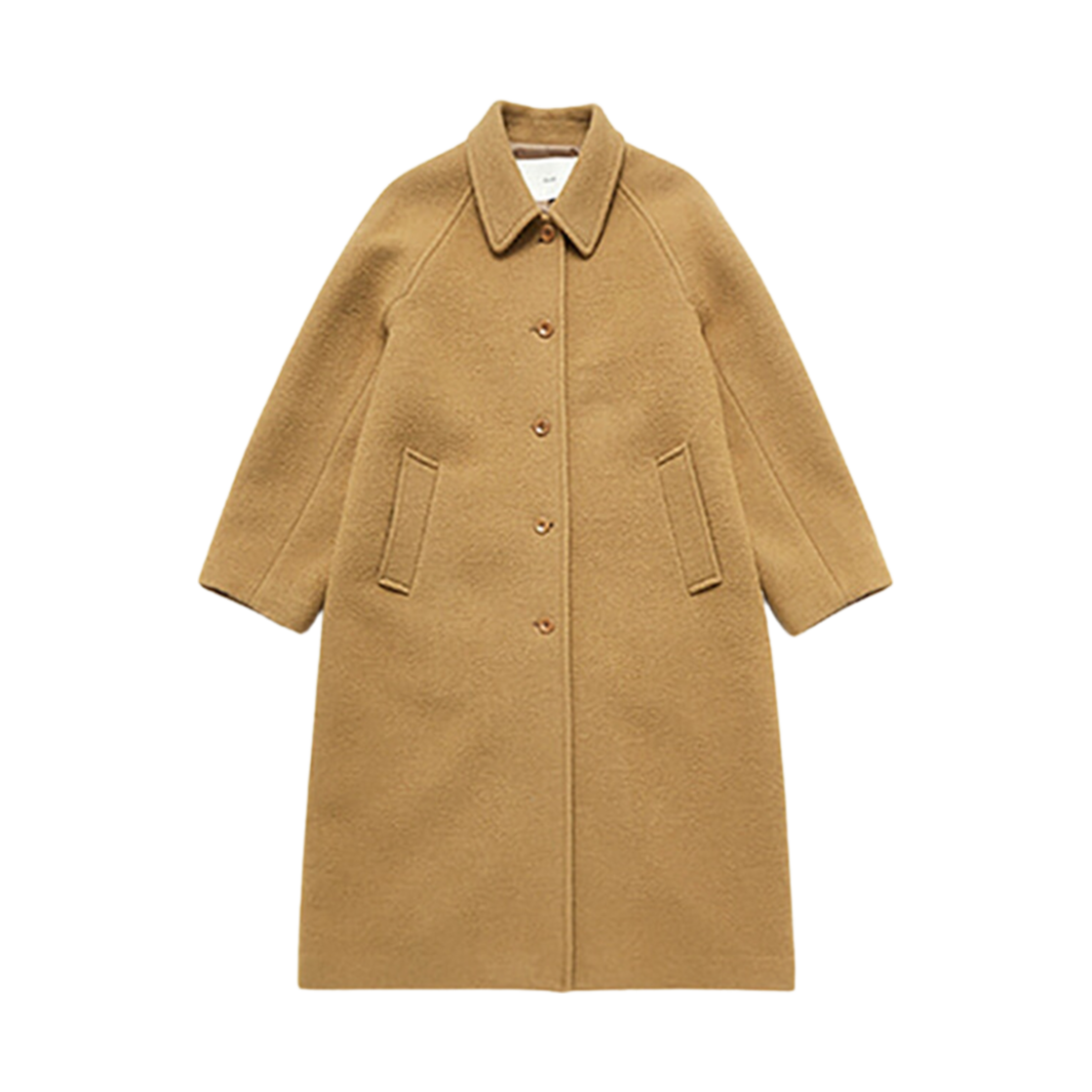 (W) 던스트 부클 울 클래식 코트 카멜((W) Dunst Boucle Wool Classic Coat Camel)