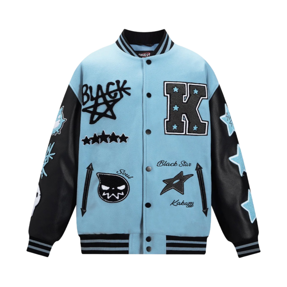 카카지 바시티 자켓 블루(Kakazzy Varsity Jacket Blue)