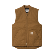 Carhartt WIP Vest Hamilton Brown Heavy Stone Wash - Winter