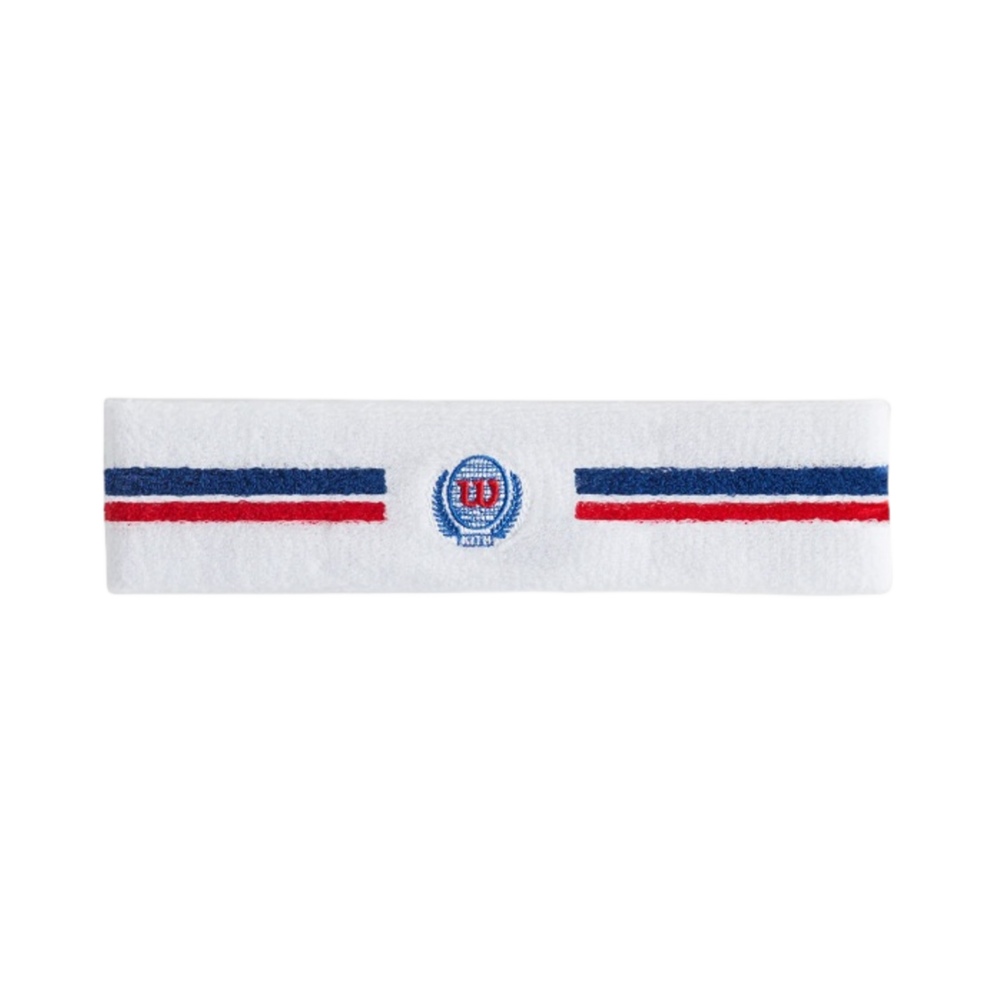 키스 x 윌슨 크레스트 스웨트밴드 화이트 알리섬(Kith x Wilson Crest Sweatband White Alyssum) - 1