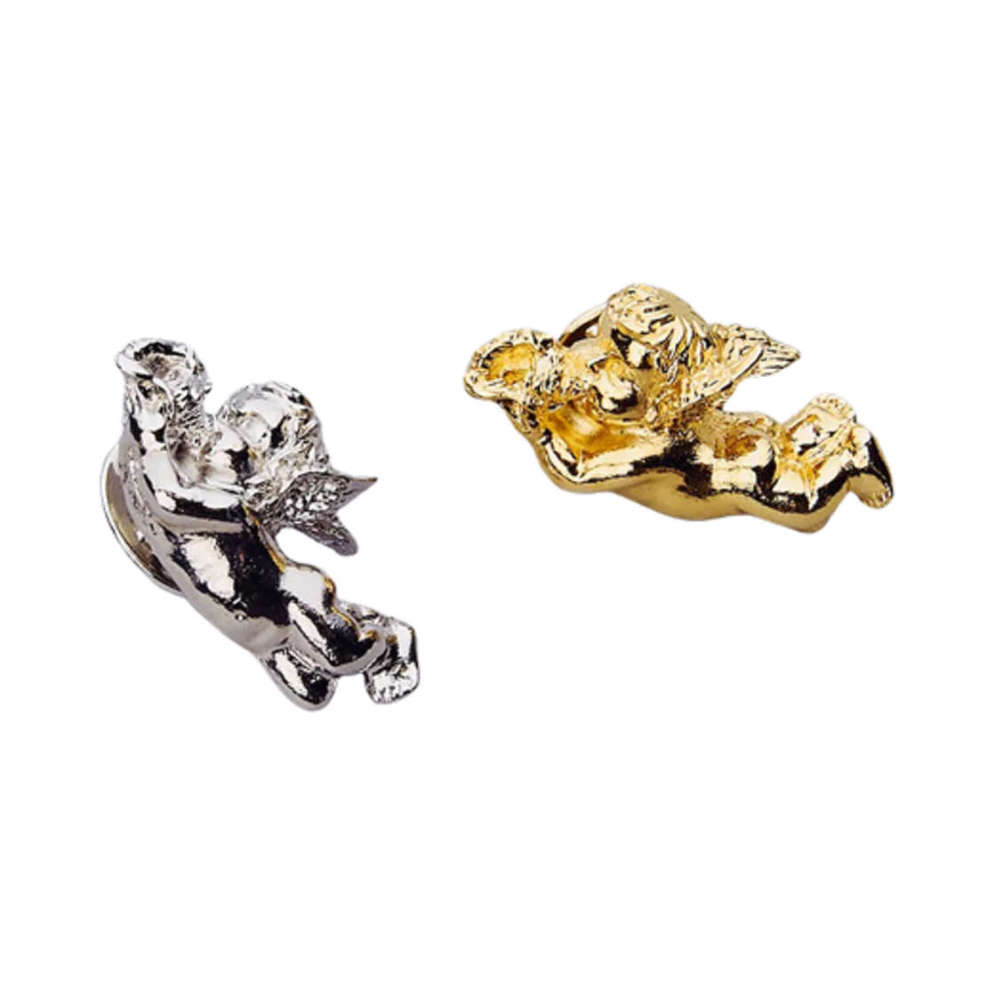 M25K6-OJ017 Masu Angel Pin Silver Gold - 25SS