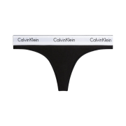 (W) Calvin Klein Modern Cotton Thong Black