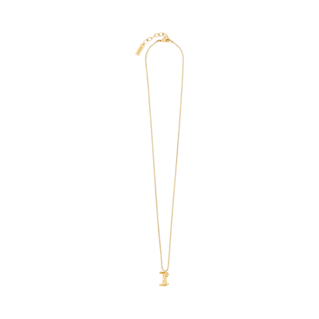 (W) 생로랑 카산드라 체인 네클리스 메탈 골드((W) Saint Laurent Cassandre Chain Necklace in Metal Gold)