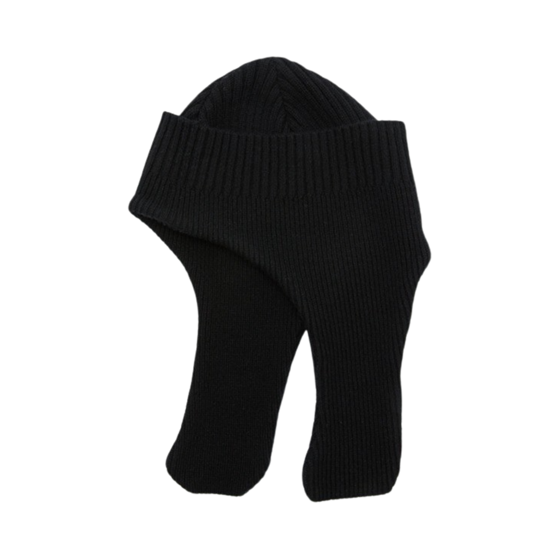 P0000CVA [KREAM 단독] STU Ear Flap Beenie Black