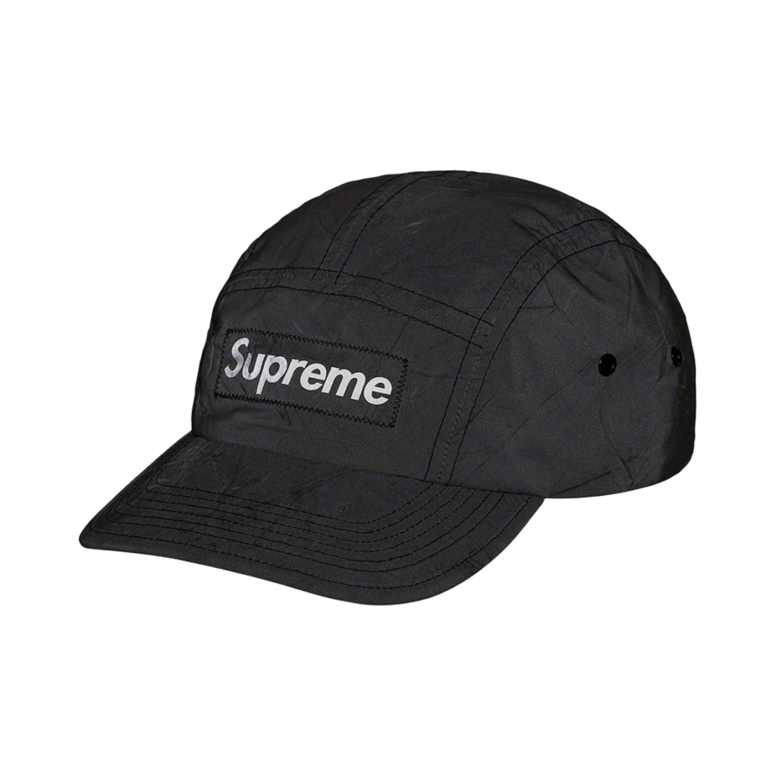 슈프림 리플렉티브 다이드 캠프캡 블랙 - 21SS(Supreme Reflective Dyed Camp Cap Black - 21SS) - 2
