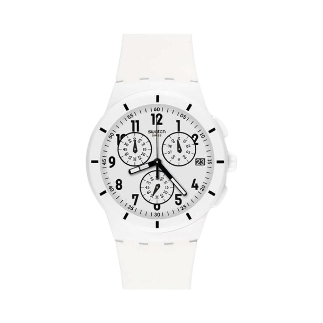 스와치 트와이스 어게인 쿼츠 화이트(Swatch Twice Again Quartz White)