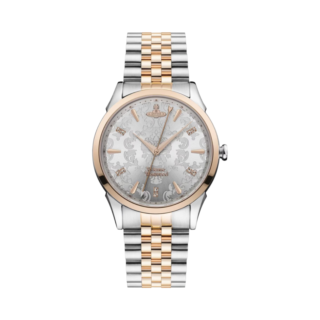 VV208RSSL Vivienne Westwood The Wallace Rose Gold Silver
