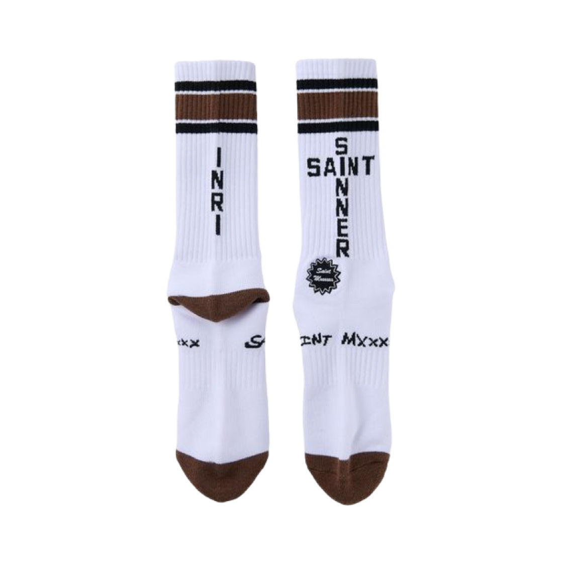 세인트 마이클 세인트 시너 삭스 브라운 - 25SS(Saint Mxxxxxx Saint Sinner Socks Brown - 25SS) - 2