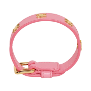 (W) Celine Triomphe Multi Leather Bracelet in Brass with Gold Finish Gold Flamingo