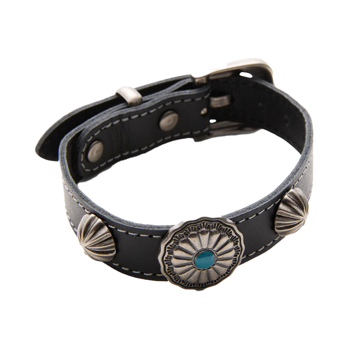 25SMAC060BK Ogarp Concho Wrist Belt Black