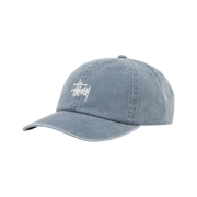 Stussy Washed Stock Low Pro Cap Laguna Blue