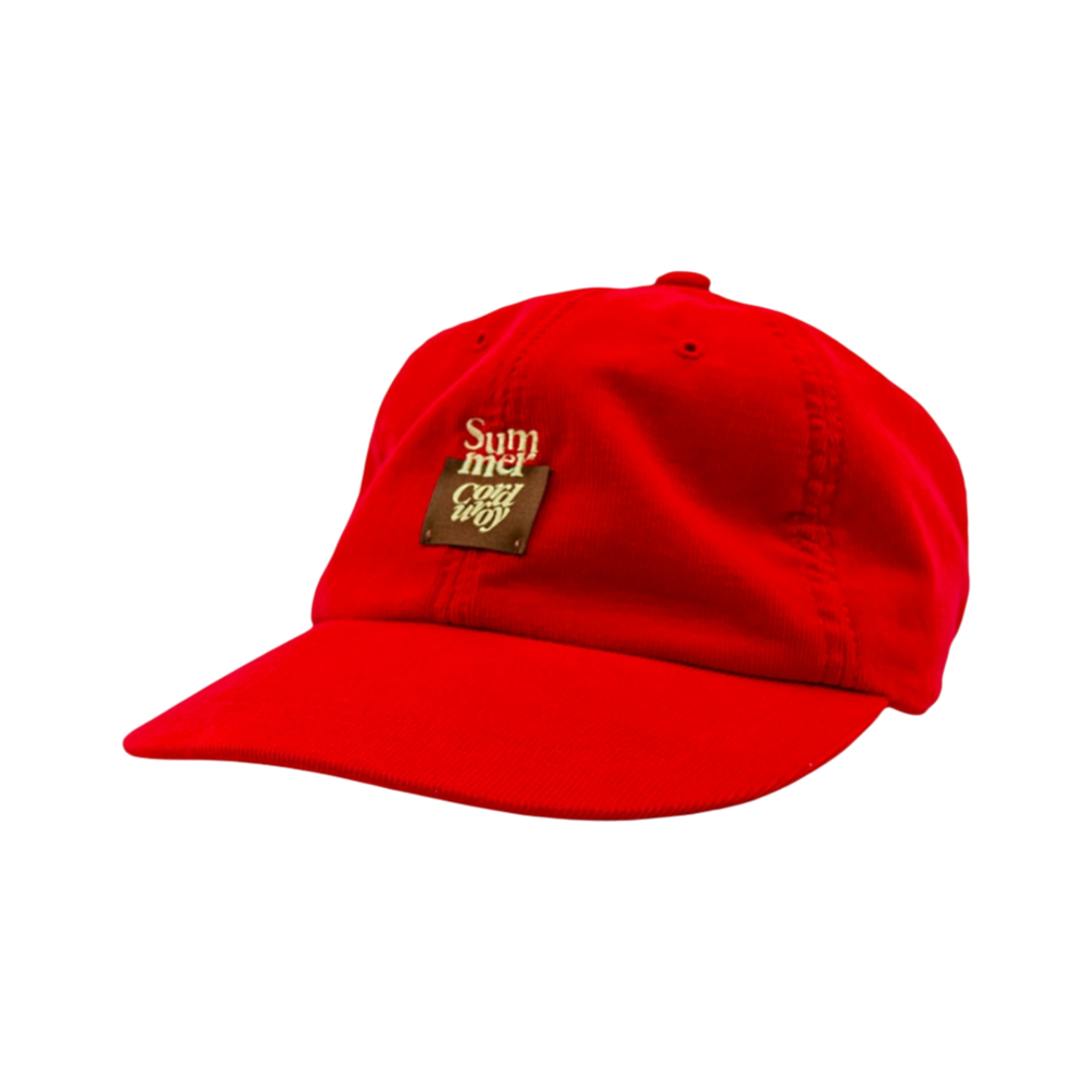 태리타운 서머 코듀로이 빅터 볼캡 레드(Tarrytown Summer Corduroy Victor Ball Cap Red)