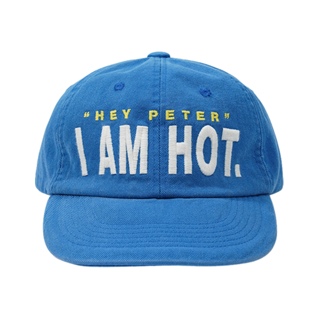 - My Name is Peter I Am Hot Cap Blue