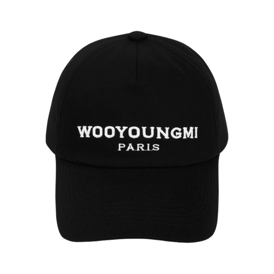 우영미 자수 볼캡 블랙(Wooyoungmi Embroidered Ball Cap Black)