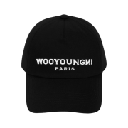 Wooyoungmi Embroidered Ball Cap Black