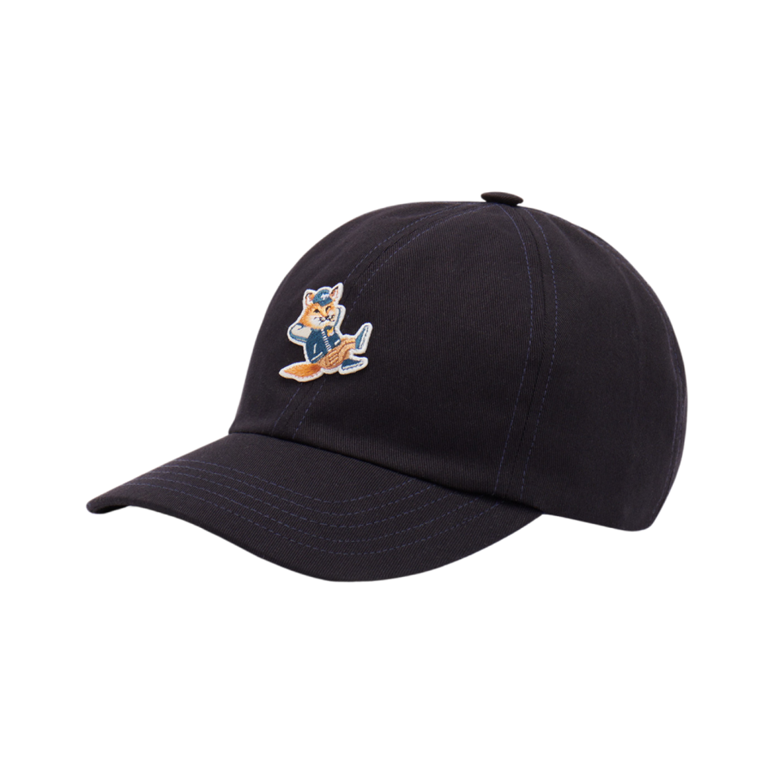 메종 키츠네 드레스드 폭스 6P 캡 네이비(Maison Kitsune Dressed Fox 6P Cap Navy)